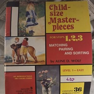 Montessori Fine Art Matching Game 🎨 Child-Size Masterpieces Learn Cards